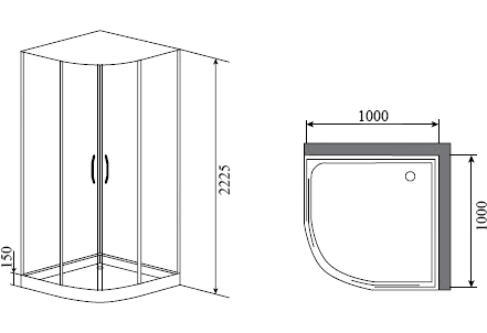 Душевая кабина Timo Premium ILMA-901 ILMA 901 - 1
