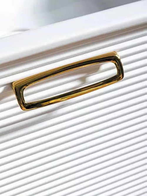 Тумба под раковину Armadi Art Vallessi Avangarde Linea 100 белый - золото 842-100-WG - 5