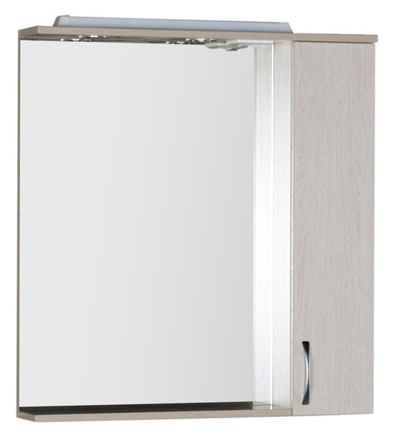 Зеркало-шкаф Aquanet Донна 80 беленый дуб 00169039 - 0