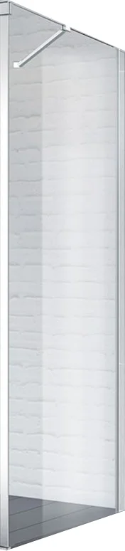 Боковая стенка BelBagno Acqua 90 профиль хром  ACQUA-90-FIX-C-Cr - 0