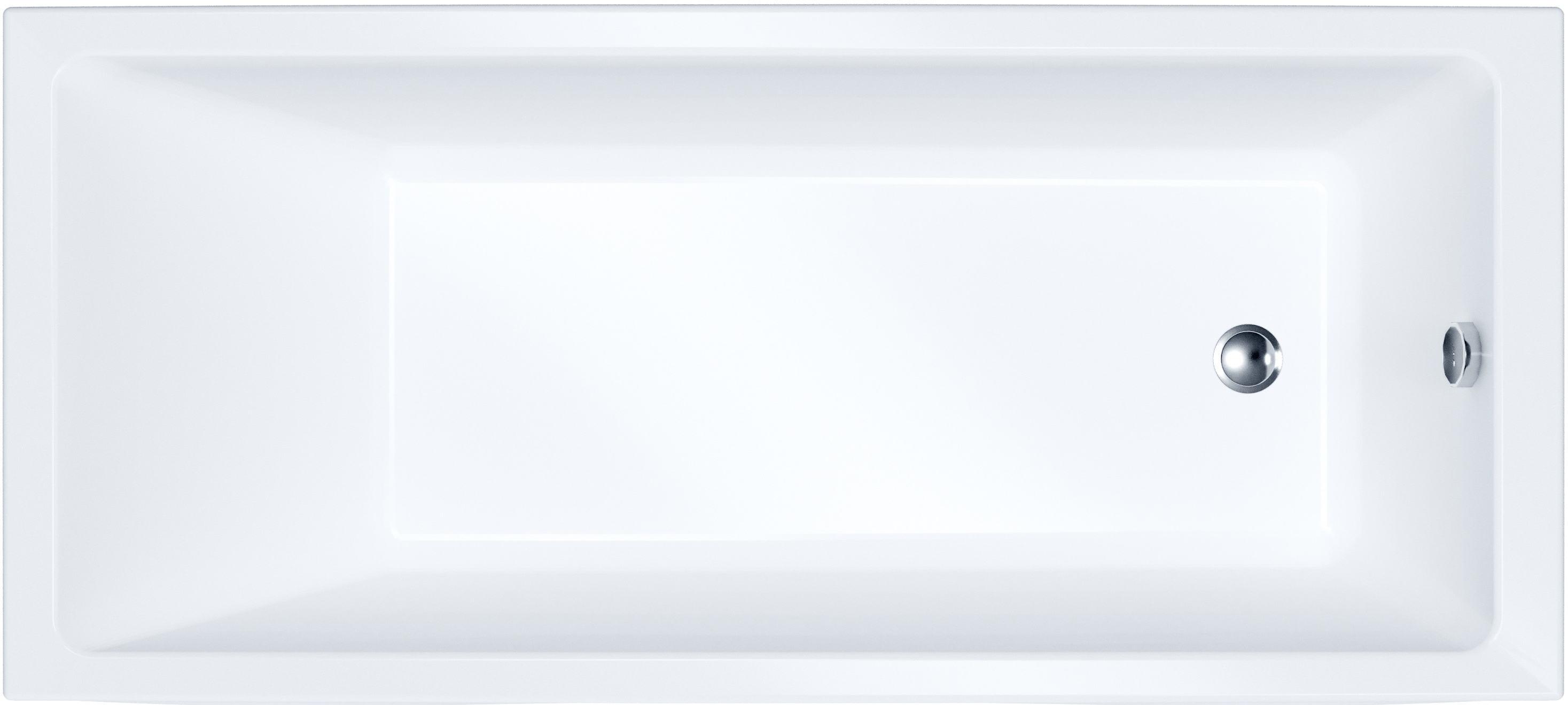 Акриловая ванна DIWO Суздаль 180x80 прямоугольная, пристенная, российская, с ножками 506651 - 0