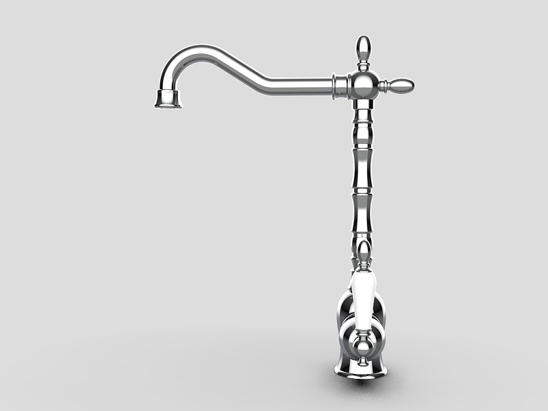 Смеситель для кухни GPD Retro хром MTE180 - 5