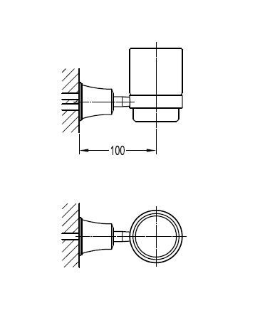 Стакан Art&max Liberty  AM-F-8986 - 1