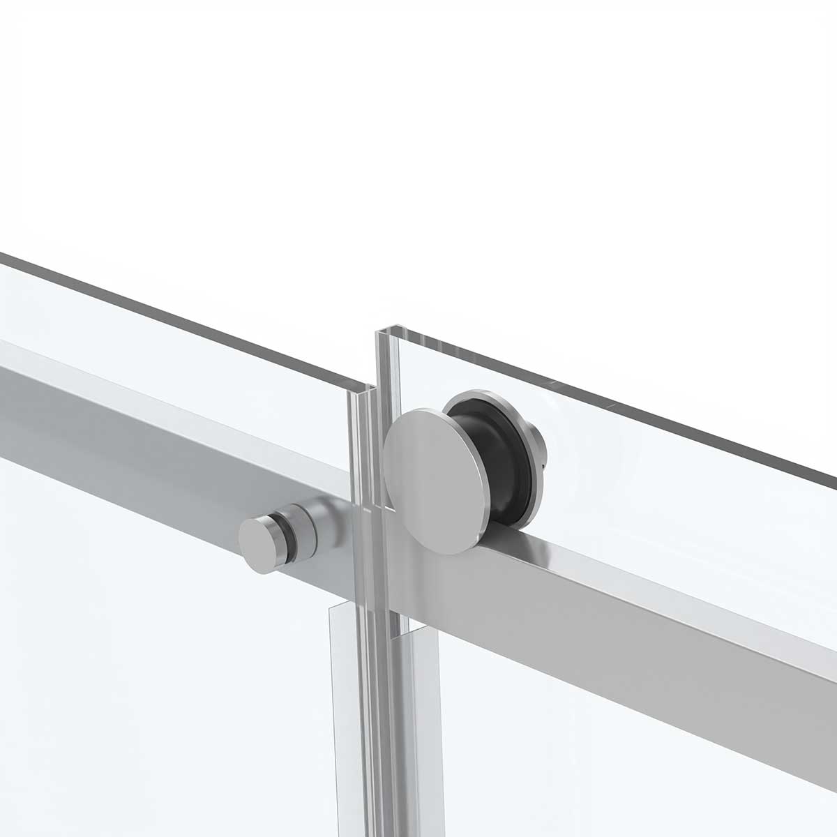 Душевая дверь в нишу Vincea Como Soft 130х195 профиль хром стекло прозрачное  VDS-1CS130CL - 6