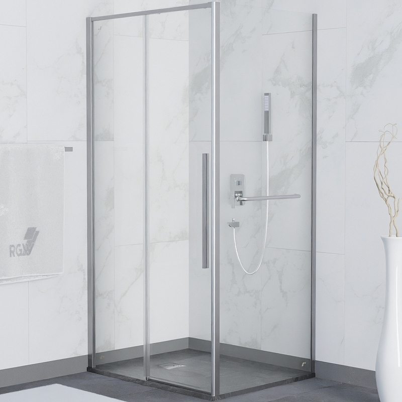 Душевой уголок RGW Stilvoll SV-42-1 100x80 профиль хром стекло прозрачное 323242108-011 - 0