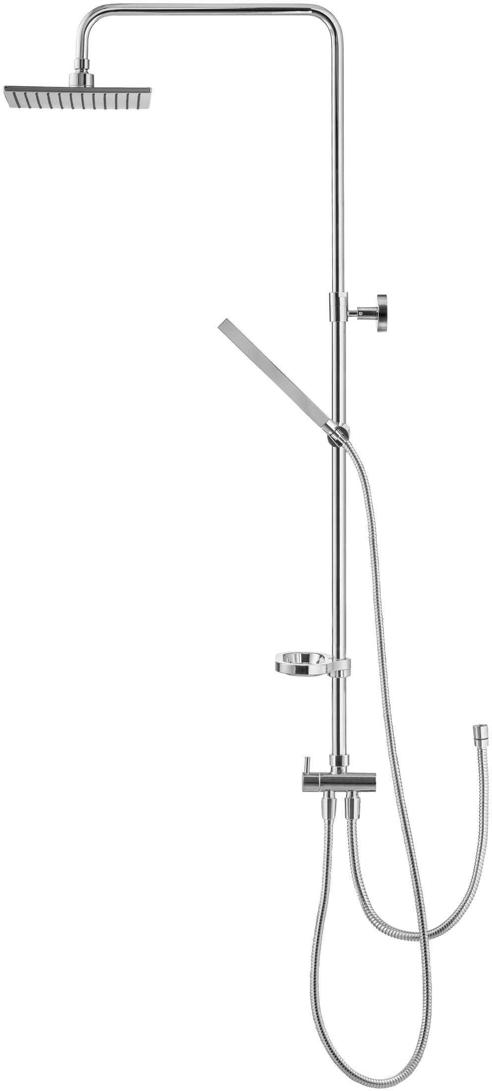 Душевая стойка Swedbe Calypso хром  5067 - 3