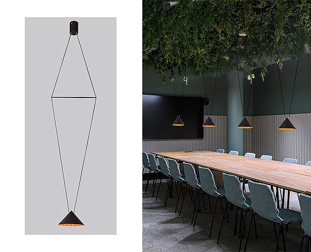 Подвесной светильник Italline IT03-1429 IT03-1430 black/orange - 3