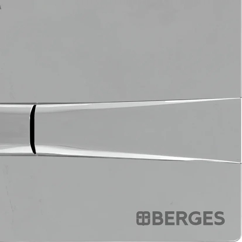 Система инсталляции для унитазов Berges Wasserhaus Novum с кнопкой смыва, хром глянец 040253 - 5