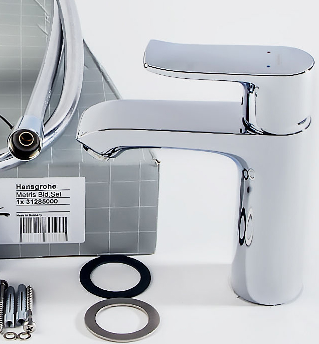 Смеситель Hansgrohe Metris для раковины с гигиеническим душем 31285000 - 3