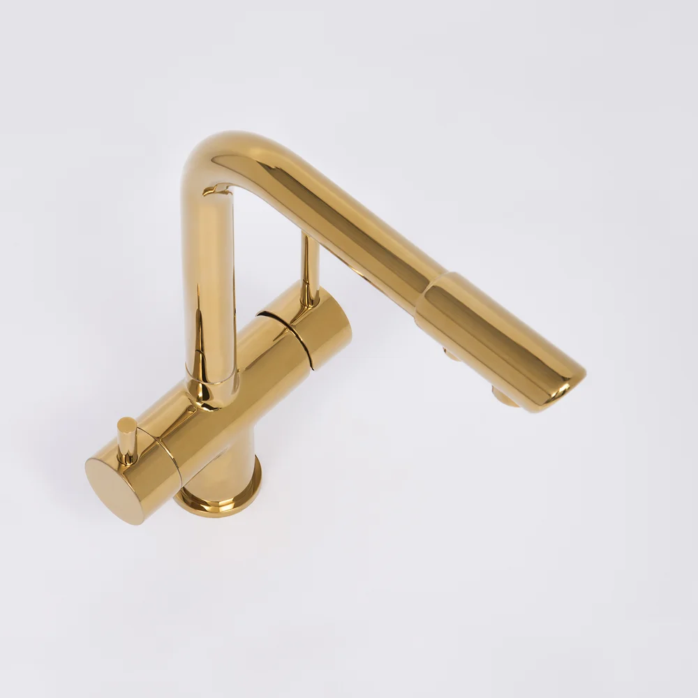 Смеситель для кухни Wasserkraft золото A8377 - 3