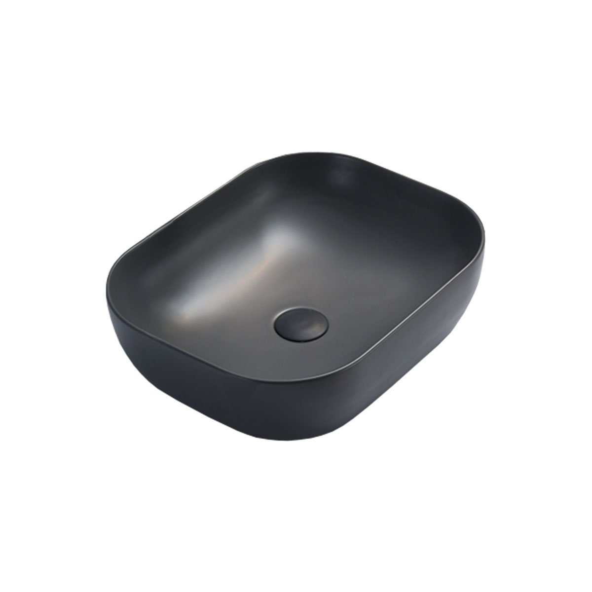 Накладная раковина Vincea 50х40 серая матовая VBS-101MA - 0