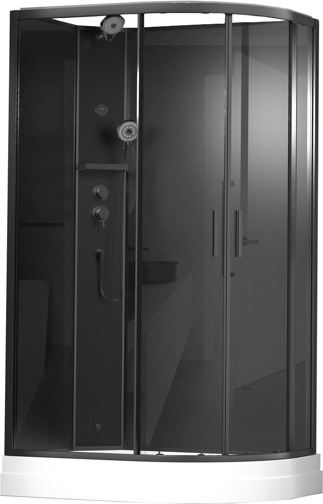 Душевая кабина Timo Premium Ilma-902 L B Black ILMA 902 L B - 0