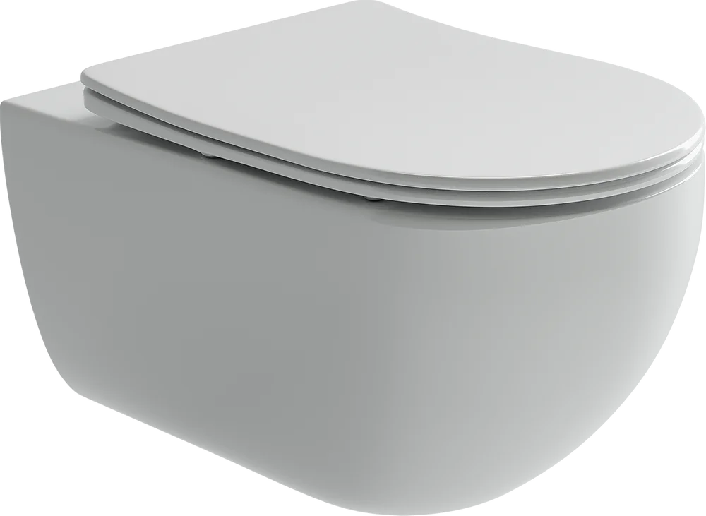 Подвесной унитаз Ceramica Nova Long белый с сиденьем микролифт CN3015 - 0