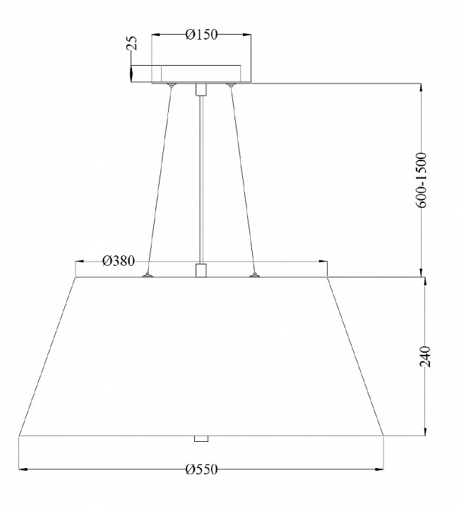 Подвесной светильник Maytoni Bergamo MOD613PL-03CH - 3