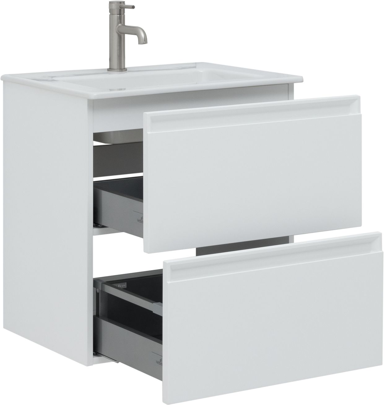 Тумба с раковиной Allen Brau Eclipse 60 белый матовый 1.E1001.WM - 4