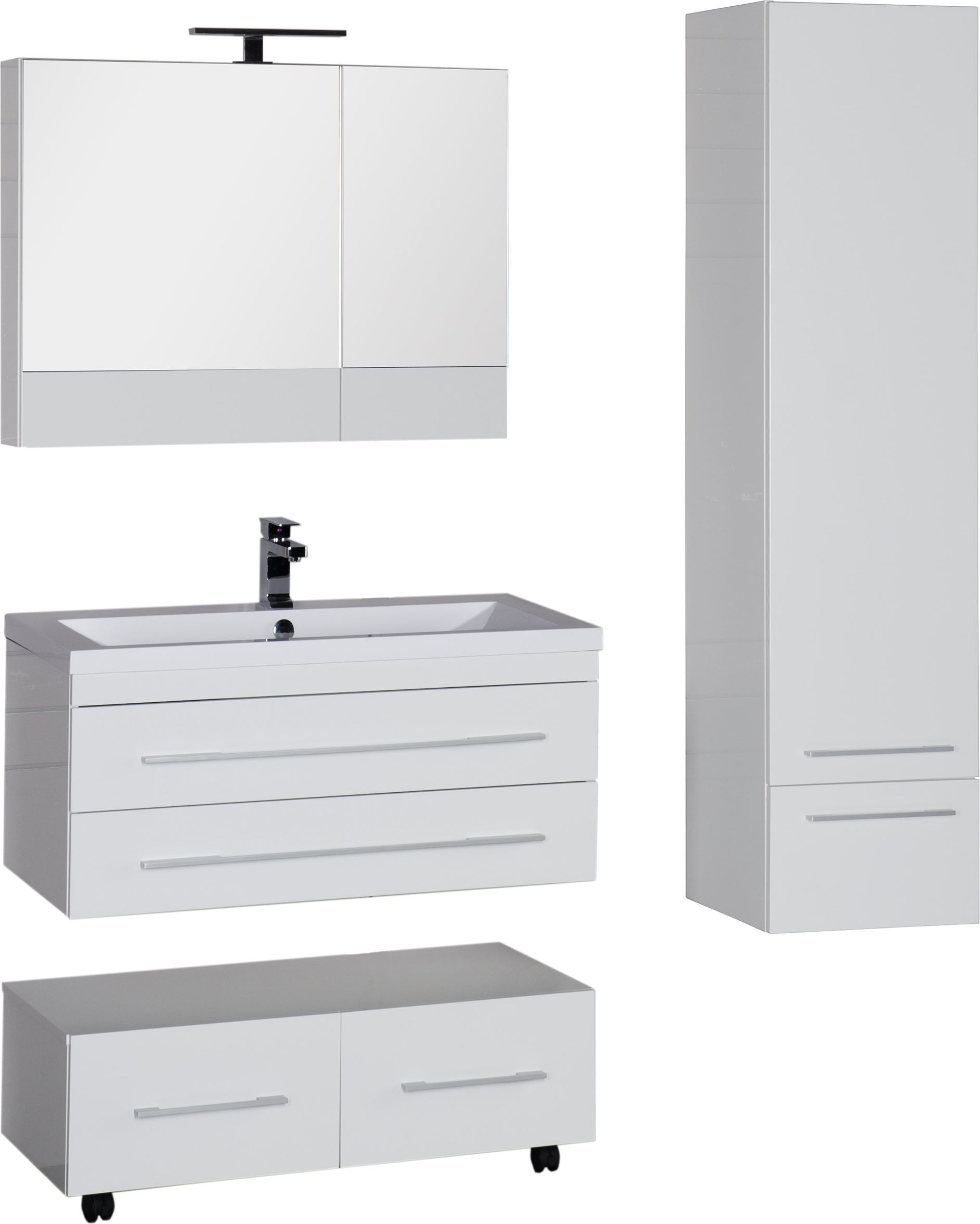 Мебель для ванной Aquanet Нота 90 белая 171492 - 16