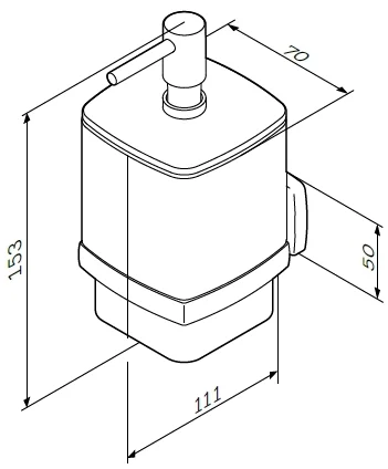 Дозатор AM.PM Gem A9036900 - 7