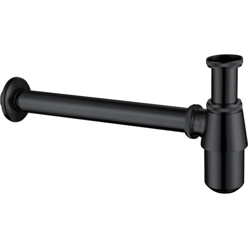 Сифон для раковины Abber черный, матовый  AF0032B - 0