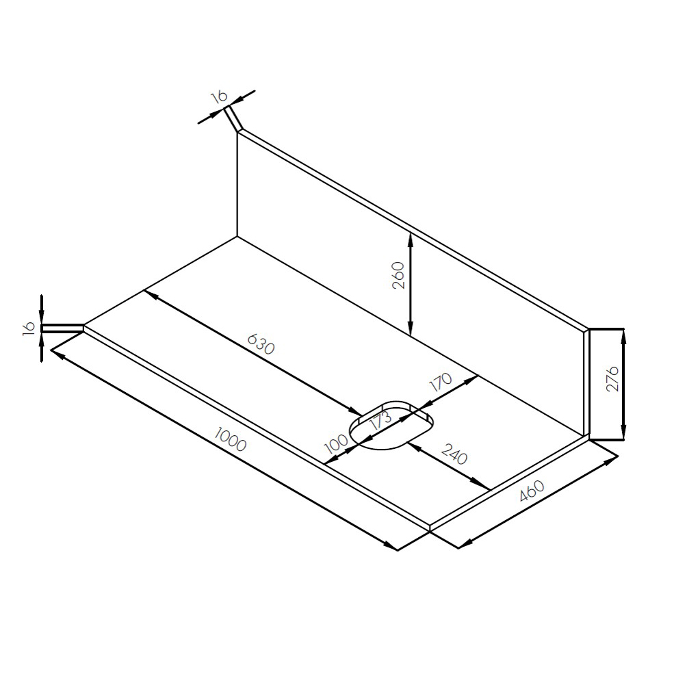 Тумба с раковиной Mila 50 и столешницей Aquaton Мишель 100 голубой-светлое дерево 1A2569K3MIDR0 - 6