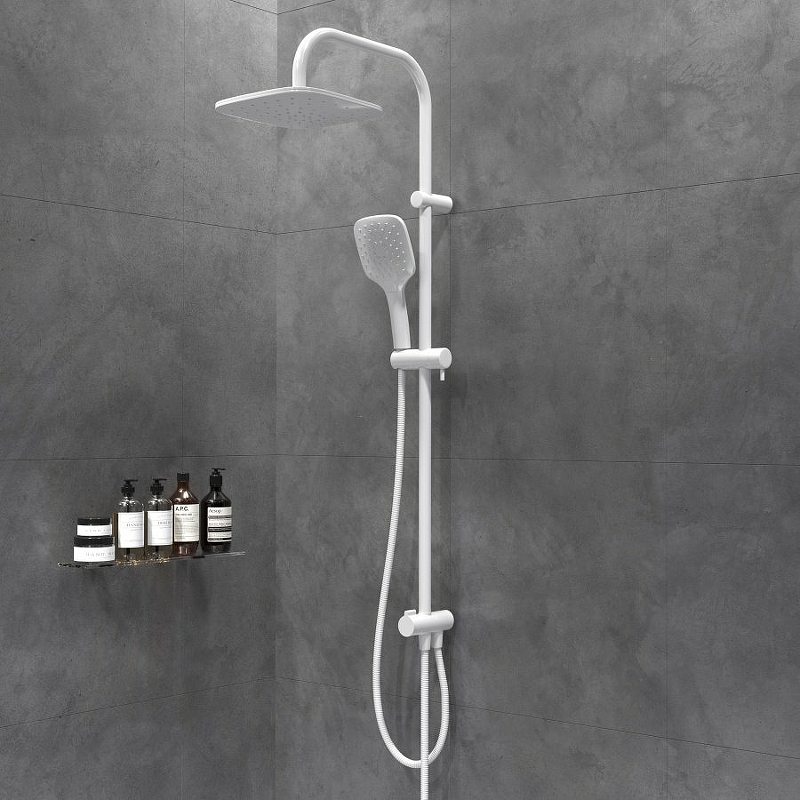 Душевой комплект Damixa Origin Evo белый, матовый  DX978200200 - 4