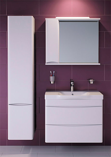 Шкаф-пенал AM.PM Like 35 R подвесной, белый глянец M80CHR0356WG - 1