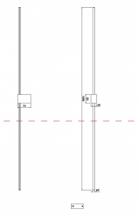 Настенный светильник Maytoni Technical Pars C071WL-L12GB3K - 1