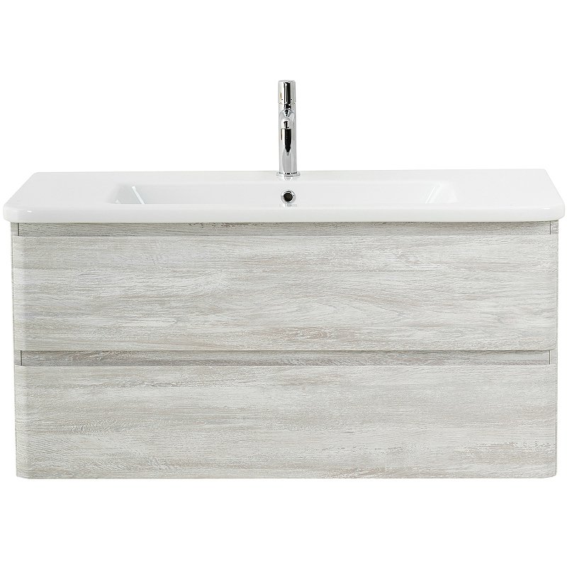 Тумба с раковиной BelBagno Albano 105 светлое дерево - 0