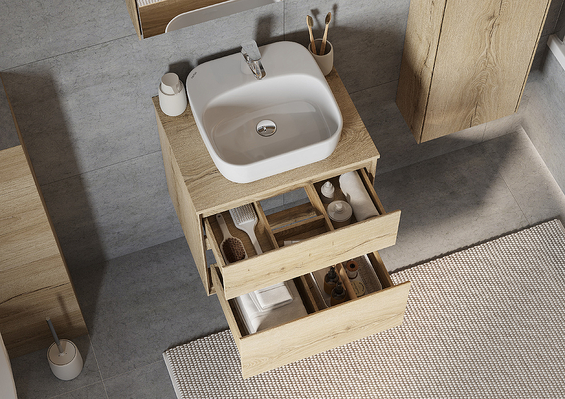 Раковина накладная Aquaton Одри 42 белый 1WH501709 - 3