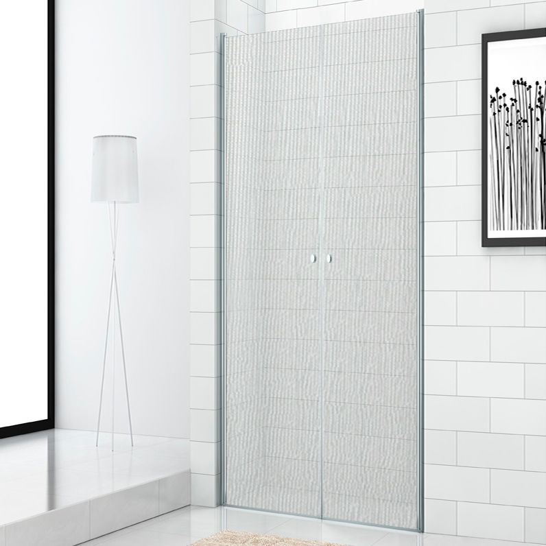 Душевая дверь в нишу Cezares ECO-O-B-2-80-P-Cr стекло punto - 0