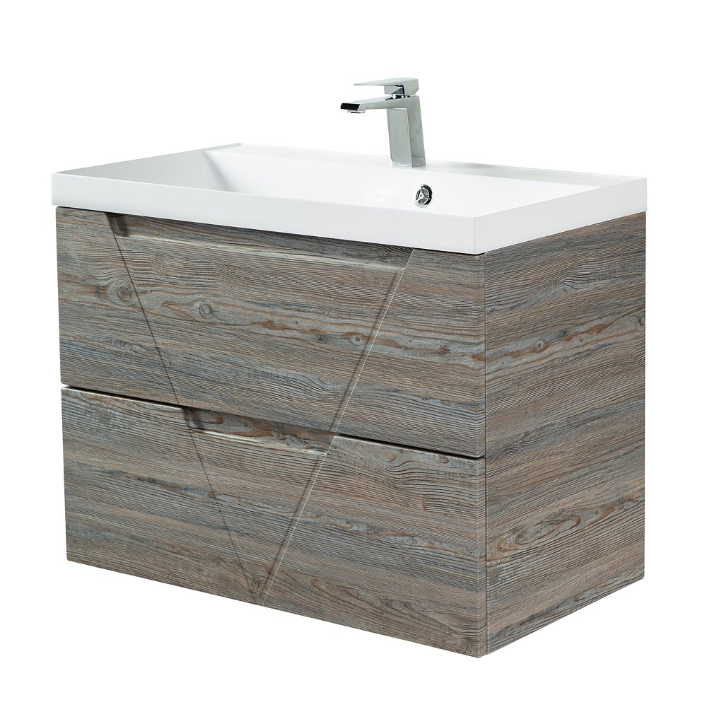 Комплект мебели BelBagno Vittoria 80 серый - коричневый - 4