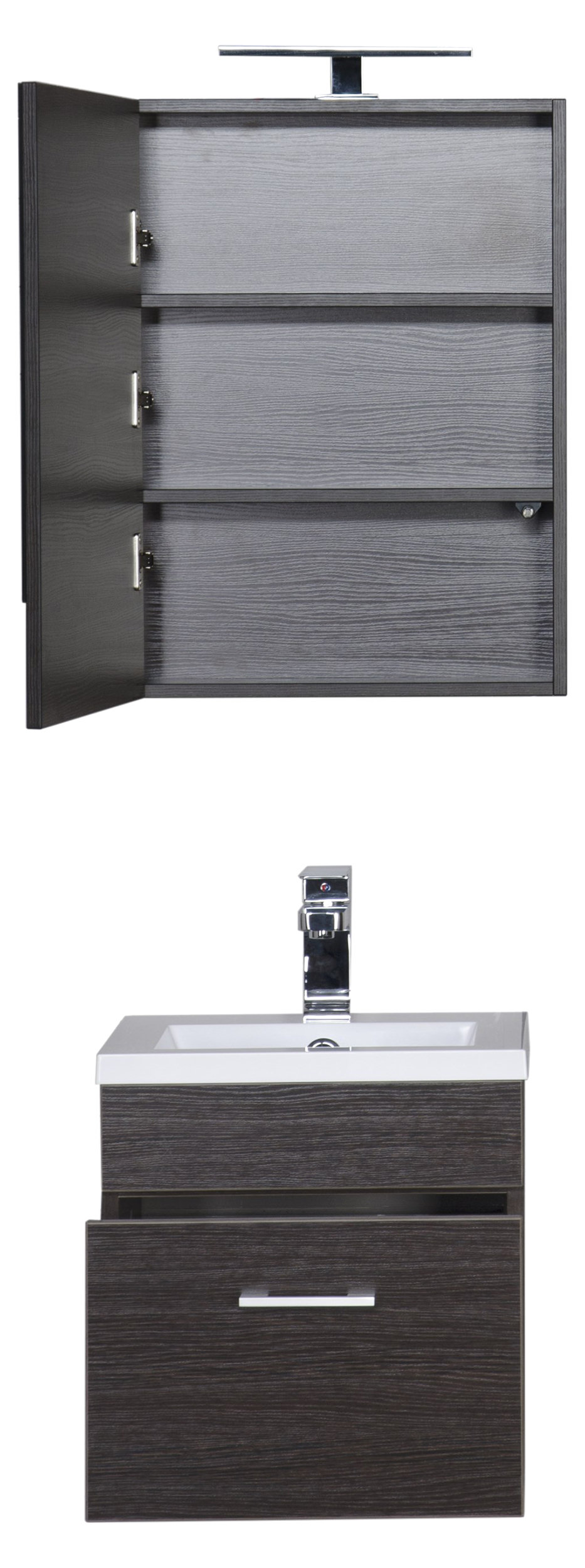 Зеркало-шкаф Aquanet Нота 50 камерино венге 00172682 - 9