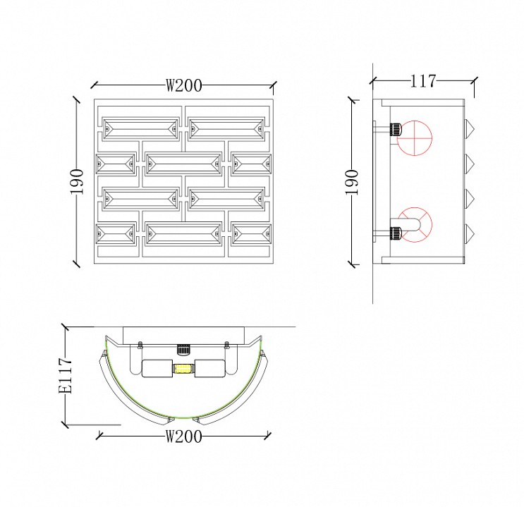 Настенный светильник Maytoni Frontera MOD067WL-01CH - 1