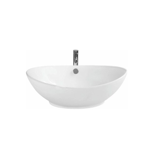 Раковина накладная Ceramalux N белый  9019 - 9