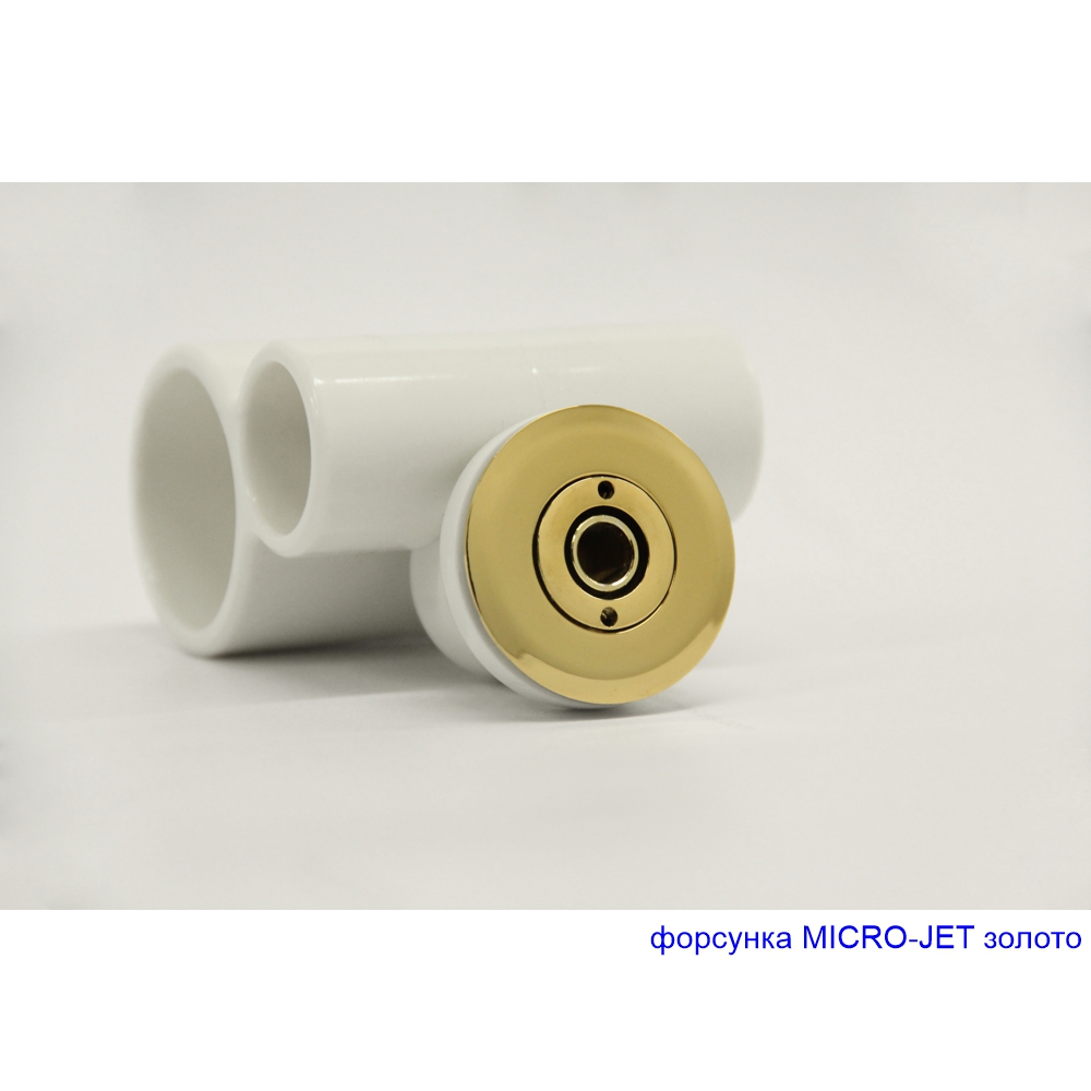 Ванна акриловая Excellent Heaven Slim Ultra 180х80 с гидромассажем белый - золото WAEX.HEV18S.ULTRA.GL - 2