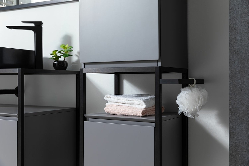 Полотенцедержатель для пенала Allen Brau Priority черный матовый 1.31008.BB - 3