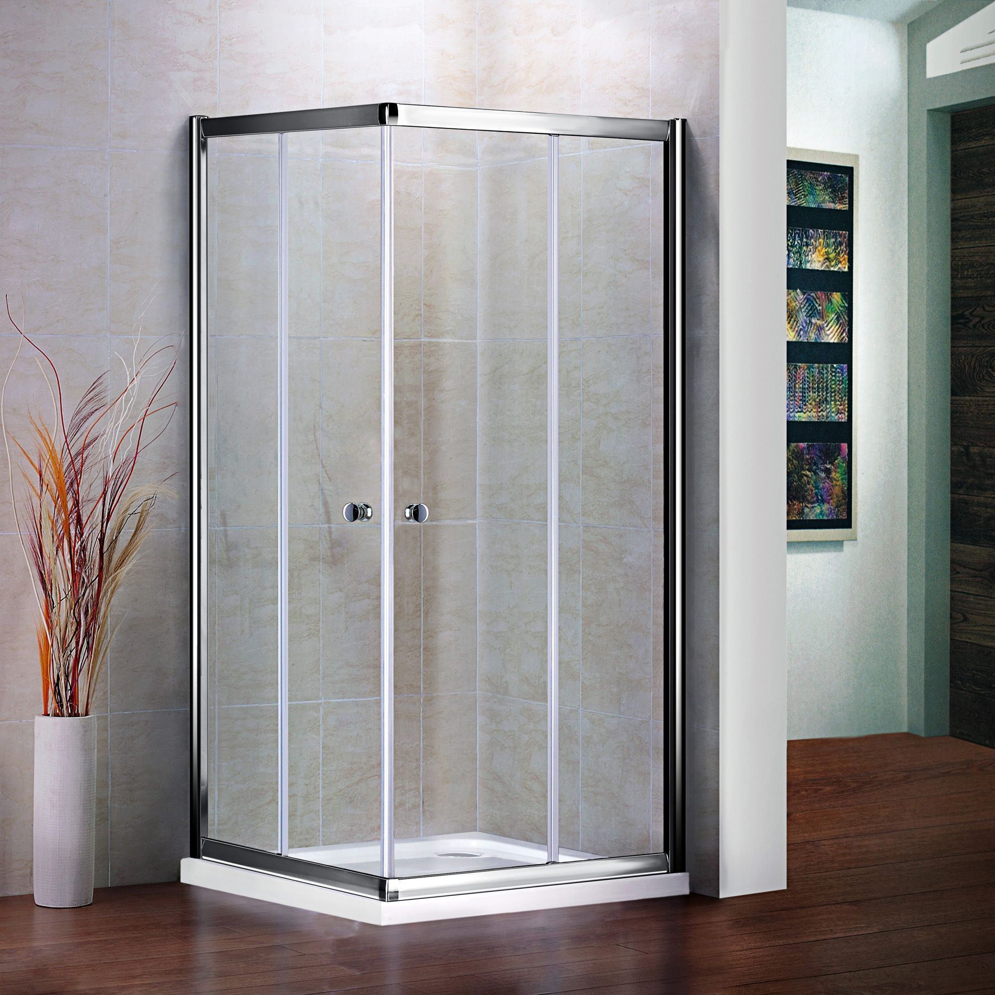 Душевой уголок Cezares Pratico A2 100 C Cr PRATICO-A-2-100-C-Cr - 0