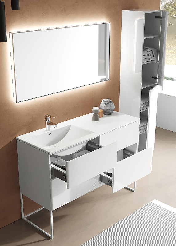 Шкаф-пенал Sanvit Лира 30 белый глянец plira - 3