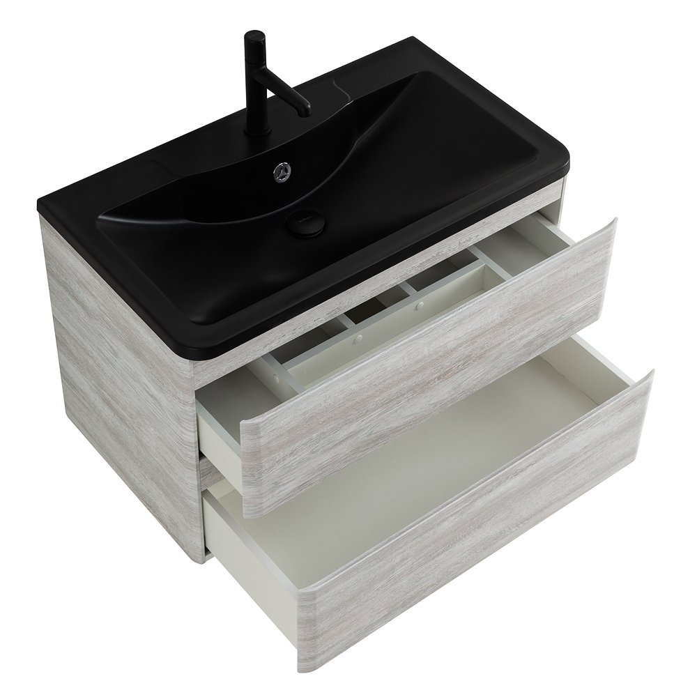 Тумба с раковиной BelBagno Albano 100 светлое дерево - 11