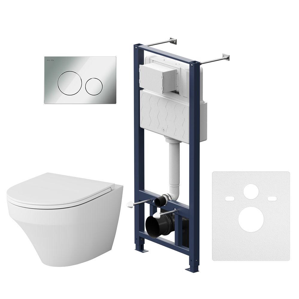 Комплект AM.PM Inspire IS49051.501700 с сиденьем микролифт - 0