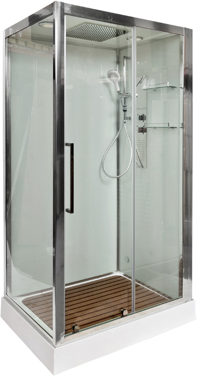 Душевая кабина DETO Z120KERAVA с средним поддоном - 1