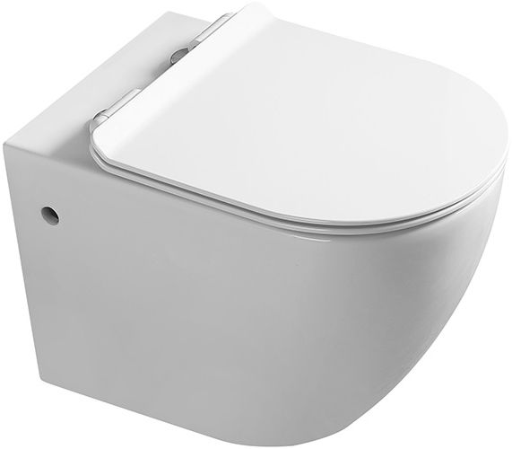 Унитаз подвесной SantiLine SL-5002 с микролифтом - 0