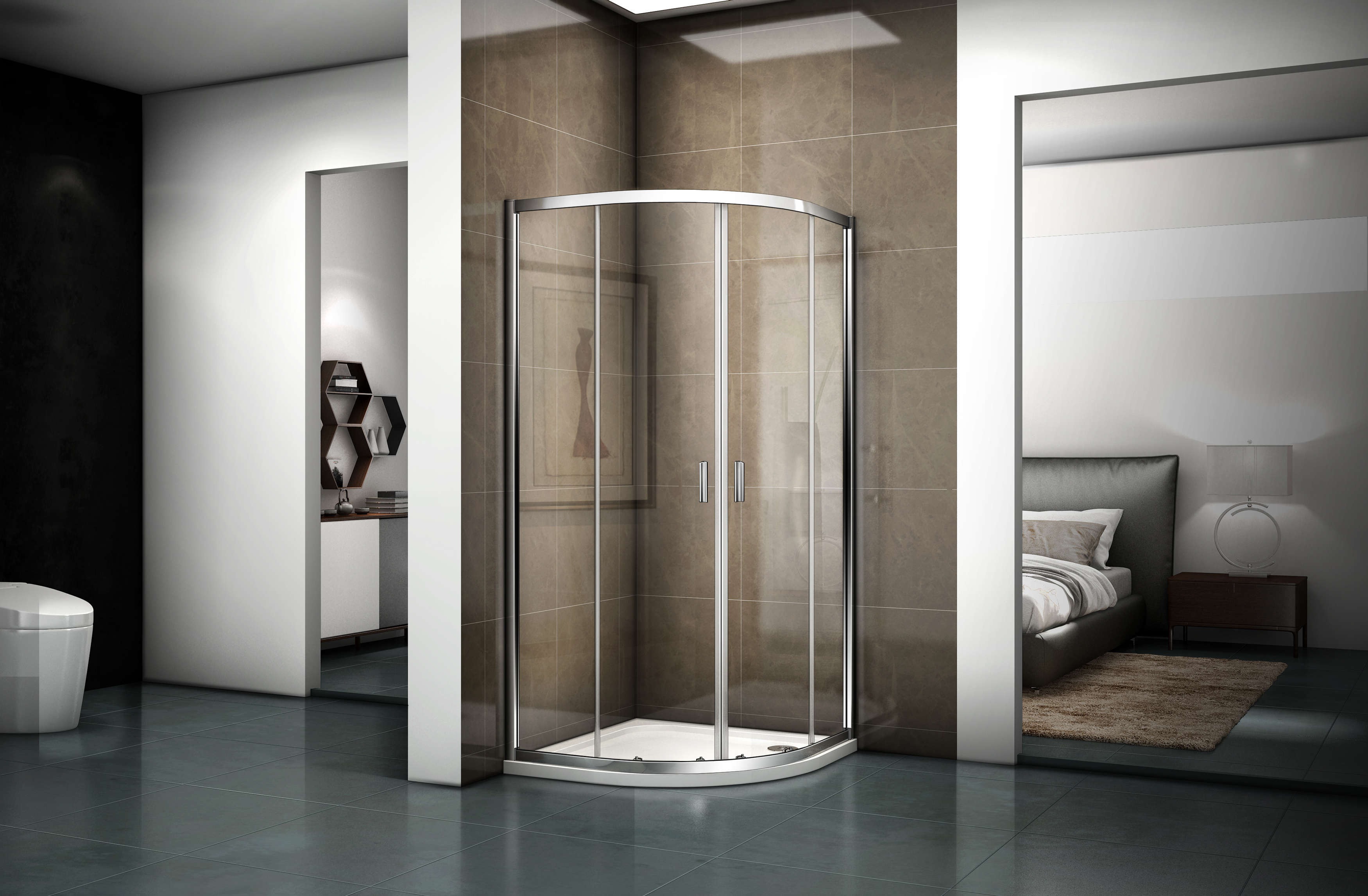 Душевой уголок Riho Hamar R309 90х90 см G007002120 - 1