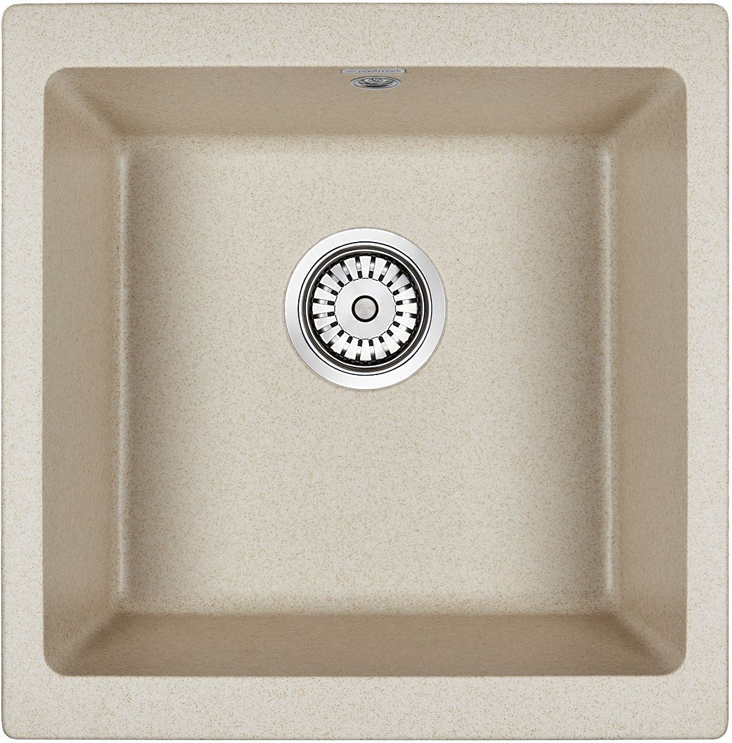 Мойка кухонная Paulmark Brilon 45 бежевый матовый PM104546-BE - 0