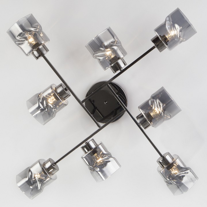 Потолочная люстра Eurosvet Hilari 30165/8 черный жемчуг - 1