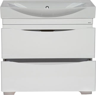 Тумба с раковиной Misty Элвис 85 белая - 9