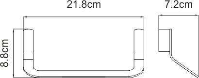 Полотенцедержатель Wasserkraft Sauer K-7960 - 4