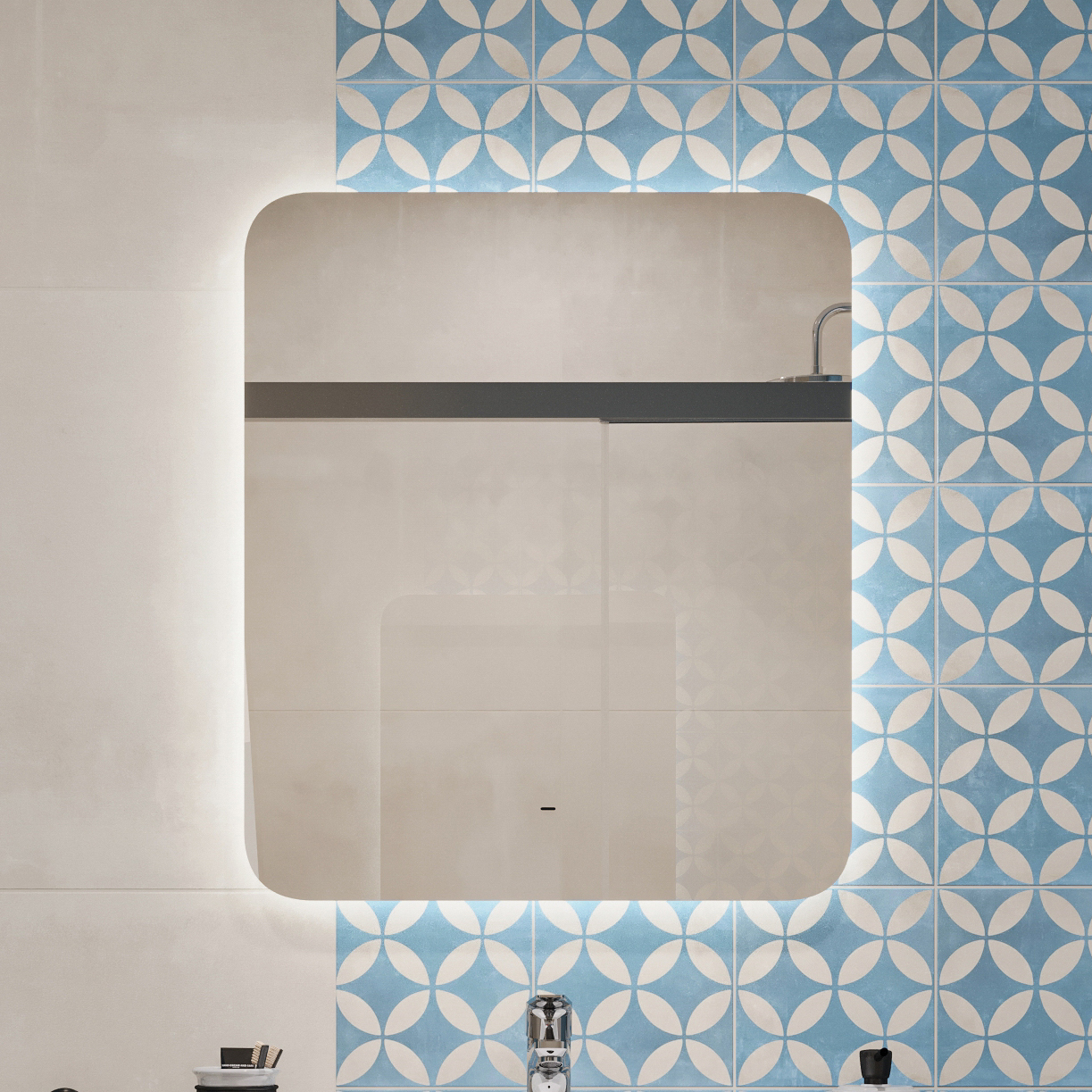 Зеркало DIWO Кострома 60 с подсветкой ЗЛП1717 - 0