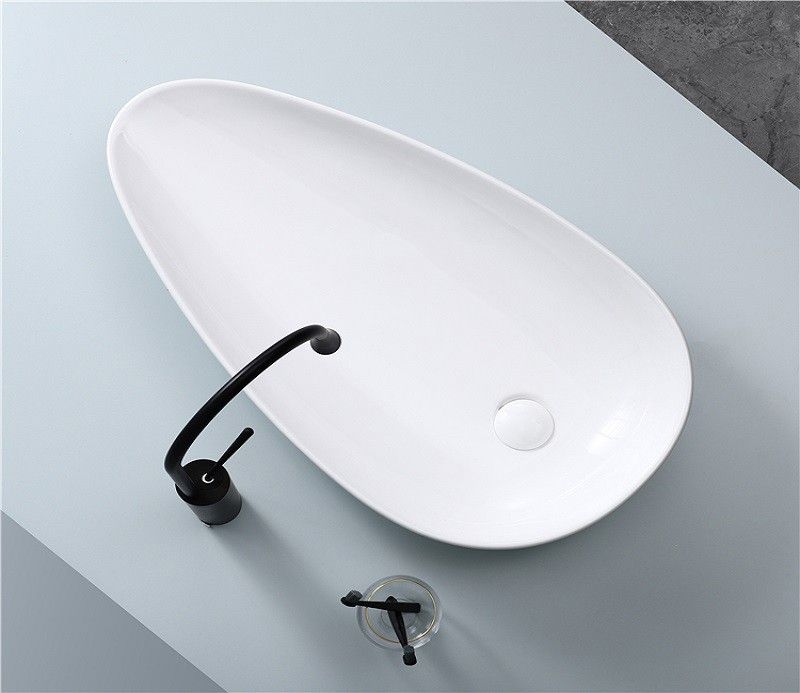 Раковина накладная Ceramalux N 76 белый  7862 - 4