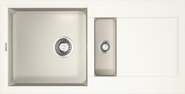 Мойка кухонная Omoikiri Sakaime 86-2-WH белая 4993129 - 0