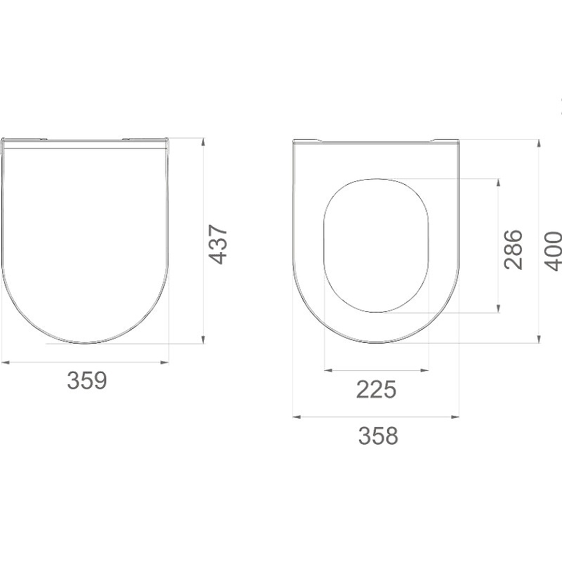 Сиденье для унитаза Boheme Bianca белое матовое с микролифтом 966-WM - 1